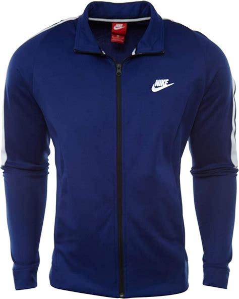 nike tribute weiße trainingsjacke 861648 100|Amazon.com: Nike Mens N98 Tribute Track Jacket Black/White .